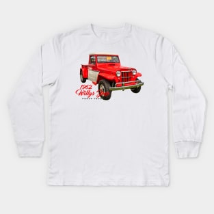 1962 Willys Jeep Pickup Truck Kids Long Sleeve T-Shirt